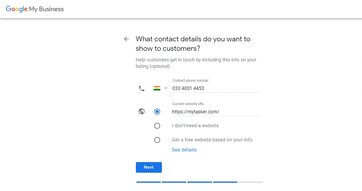 define your service area for google business listing